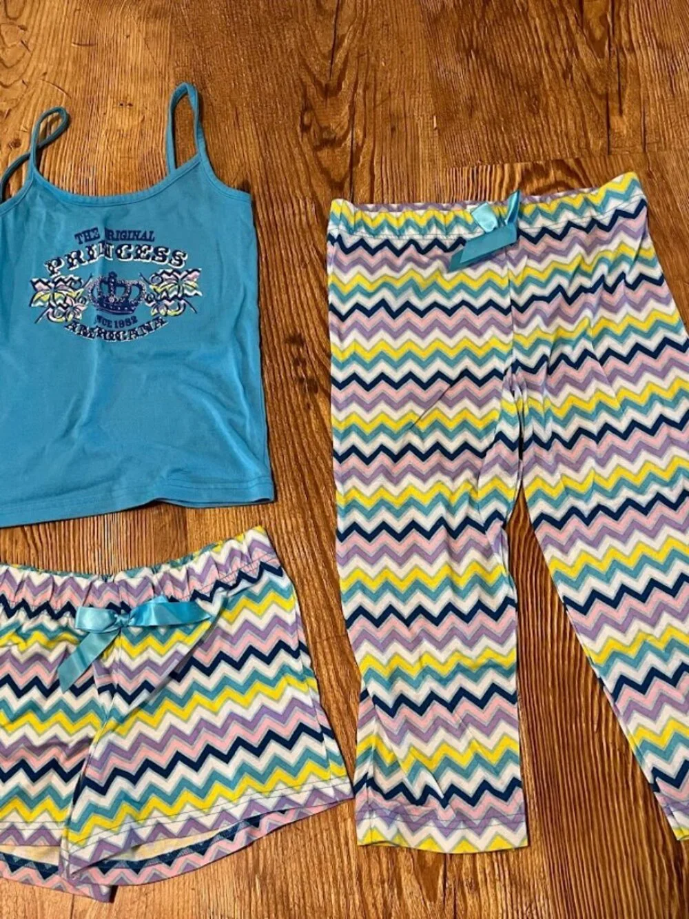 Girl Thing 3pc Summer Pajama Set, Girls' Large